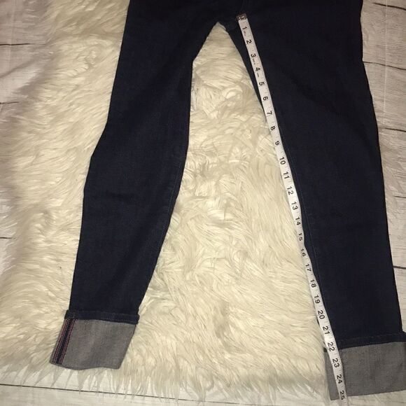 AG The Stevie Cuff Slim Straight Cuffed Denim Jean - Picture 8 of 9